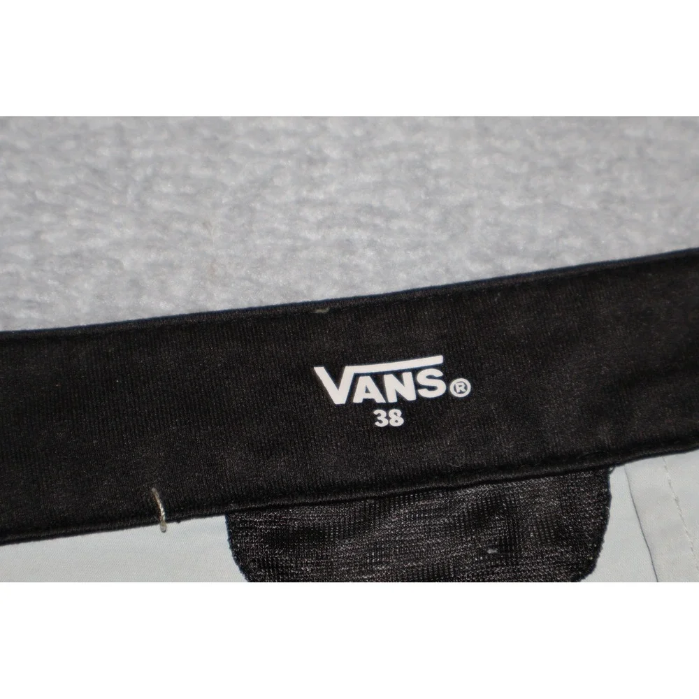 Vans Board Shorts Mens 38 Green Tie Dye Camo Zipper Pockets Surf Swim 9